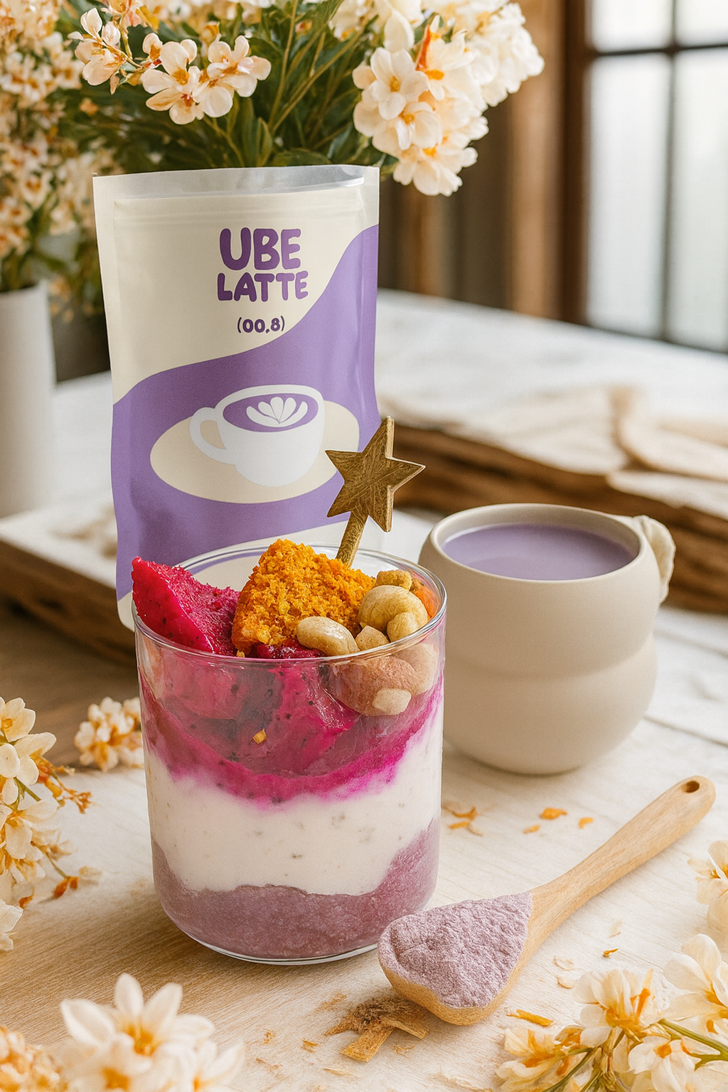 Organic Ube Latte Powder