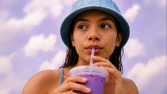 Ube Latte Bio-Pulver