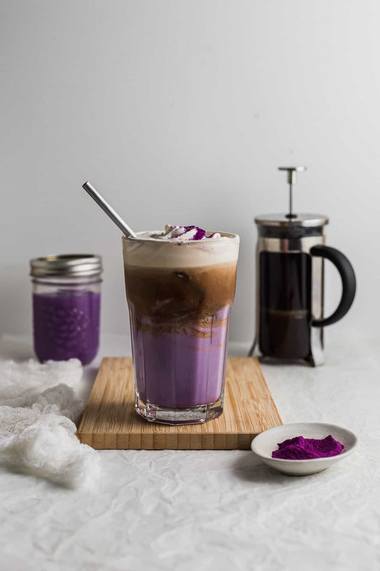 Ube Latte Bio-Pulver