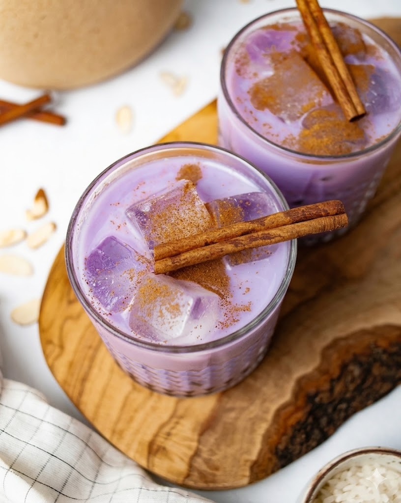 Iced Ube Cinnamon